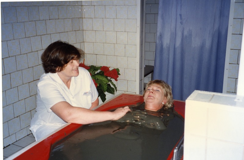 Mudaraviarst Helvi Koppel patsiendiga