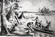 Koopia O. Kangilaski joonistusest Kiviaja küla