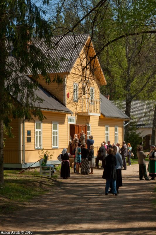 Saatse muuseumi uue ekspositsiooni avamisüritus.