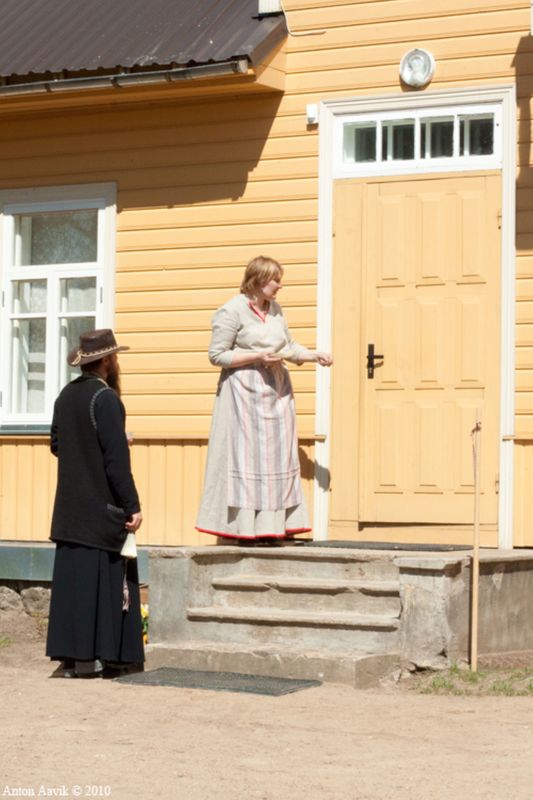 Saatse muuseumi uue ekspositsiooni avamisüritus. Hoone õnnistamine