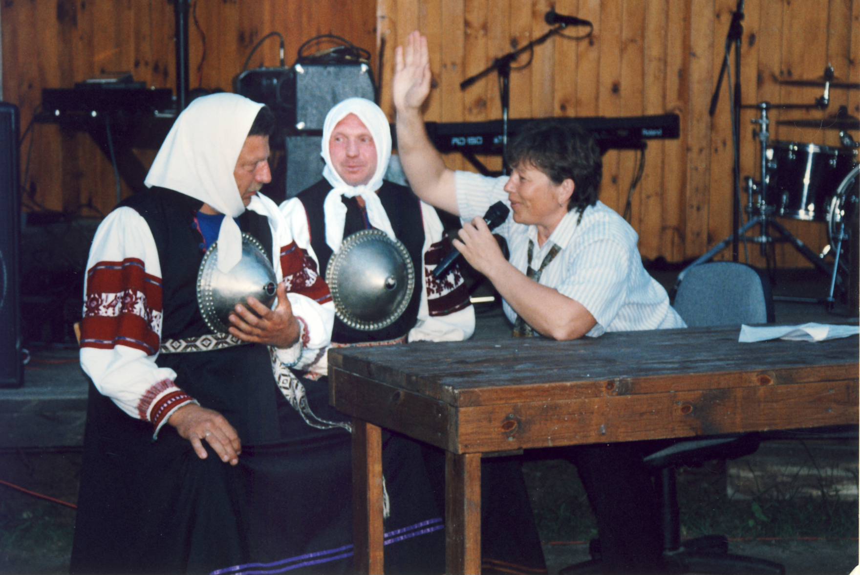 Peipsi suvemängud Värskas.Mikitamäe valla võistkond.