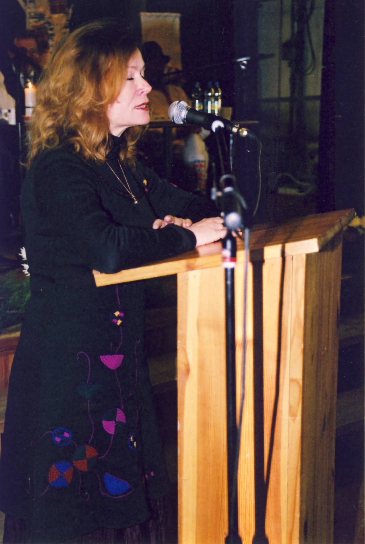 8. Seto Kongress Värska Kultuurikeskuses. Doris Kareva esinemas ettekandega