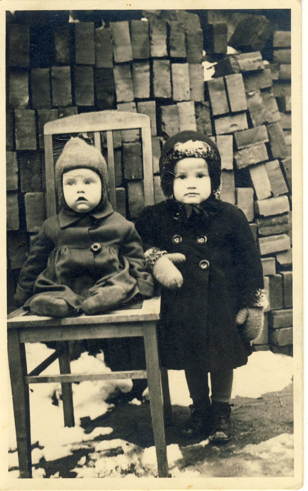 Lapsed Pius, Jüri ja Oliivia  Värskas 1937