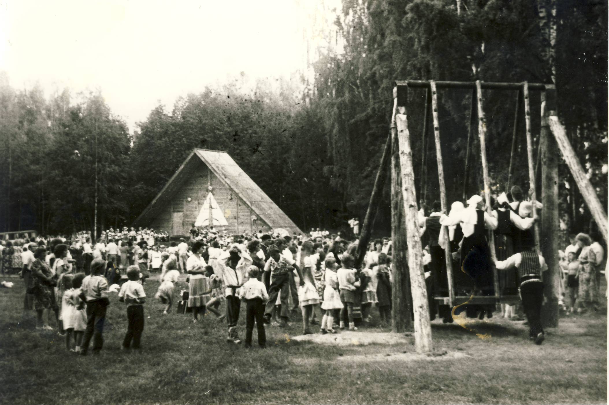 V leelopäev, 1989. Vaade peoplatsile.
