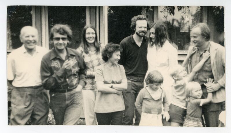 Grupifoto. Mati Unt, Maimu Berg, Andres Ehin jt.