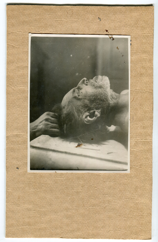 Poomise läbi surnud mehe nägu