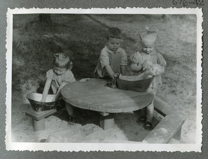 Nuku vannitamine Tallinna Linna Laste Tuberkuloosisanatooriumis