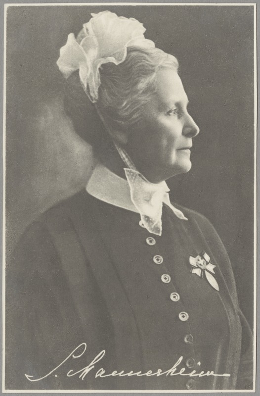 Soome Õdede Ühingu juhataja paruness Mannerheim