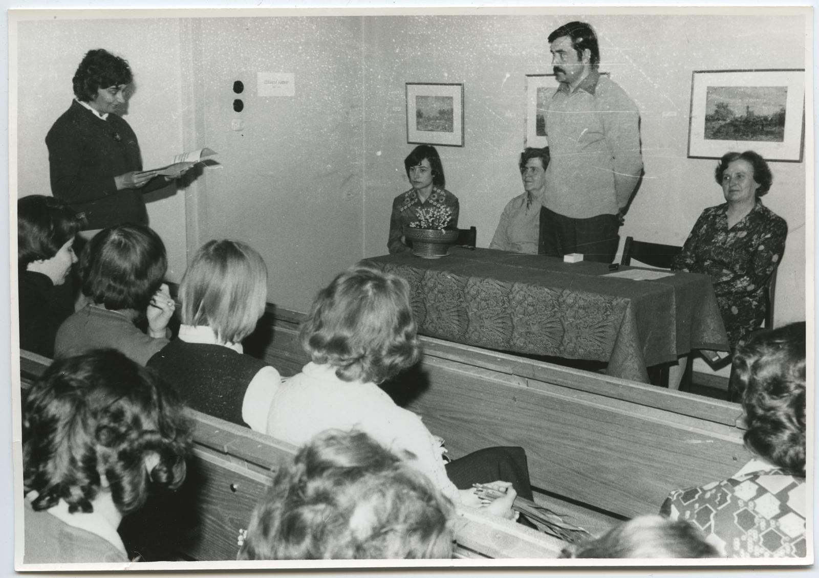 Rahvaülikooli Jõgeva filiaali lõpetamine 25. mail 1977.