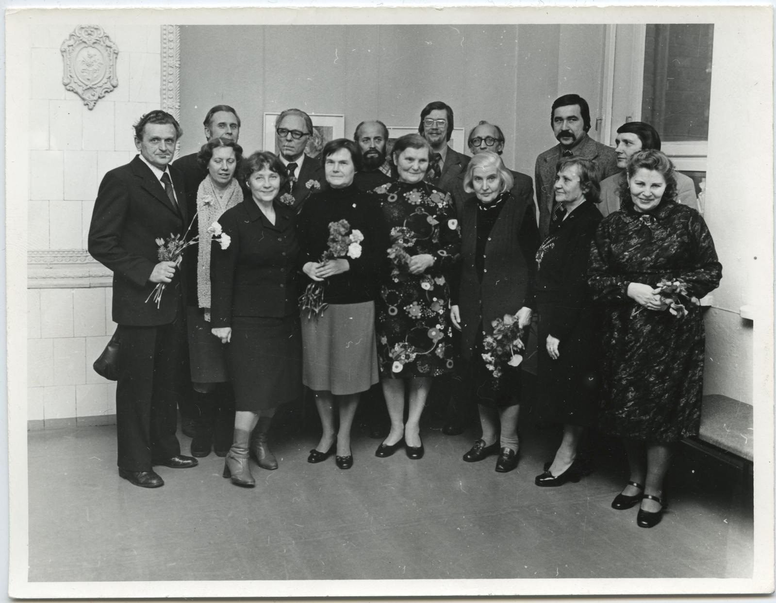 KKKK lõpetajad ja õppejõud 18. jaanuaril 1980.a.