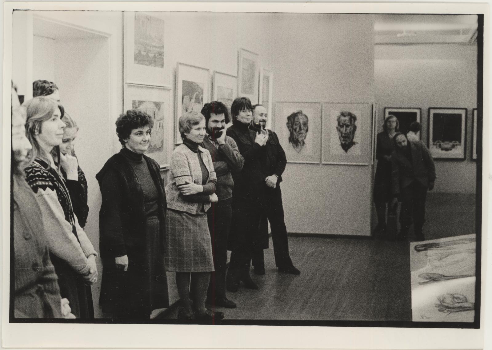 P. Ulase näituse avamine 17.11.1983