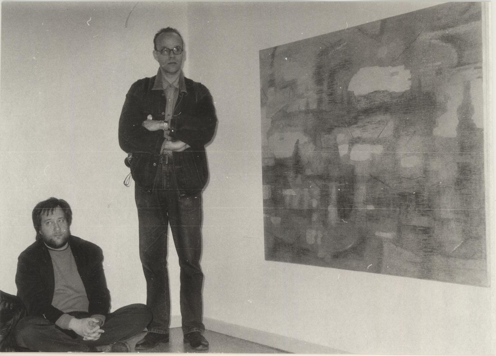 Tampere kunstnike Olavi Heino ja Gunnar Pohjola näituse avamine muuseumis 03.06.1994.a