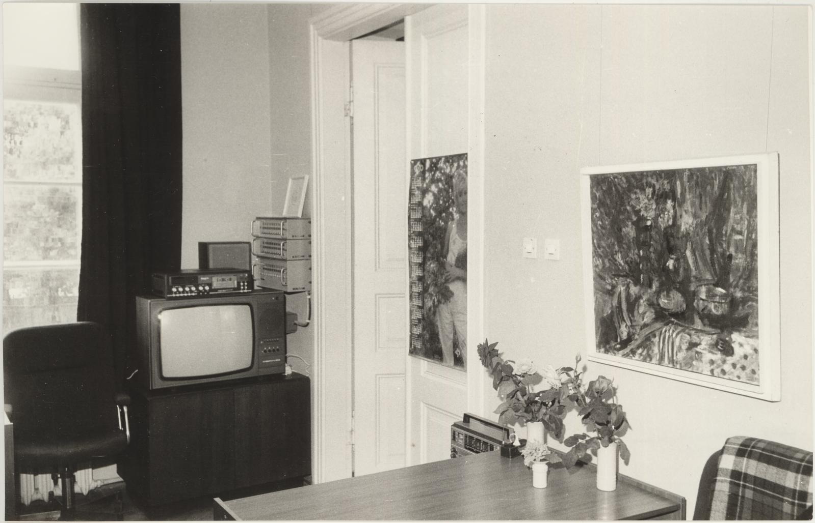 Kivisilla Pildigalerii tööruum 1988.a.
