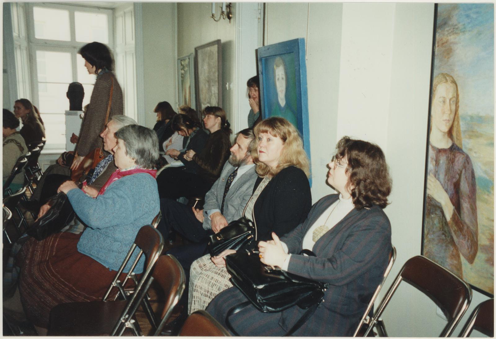Konverents "70-ndate aastate kunst. Rujaline roostevaba maailm" Kivisilla Pildigaleriis 22.04.1997.a.