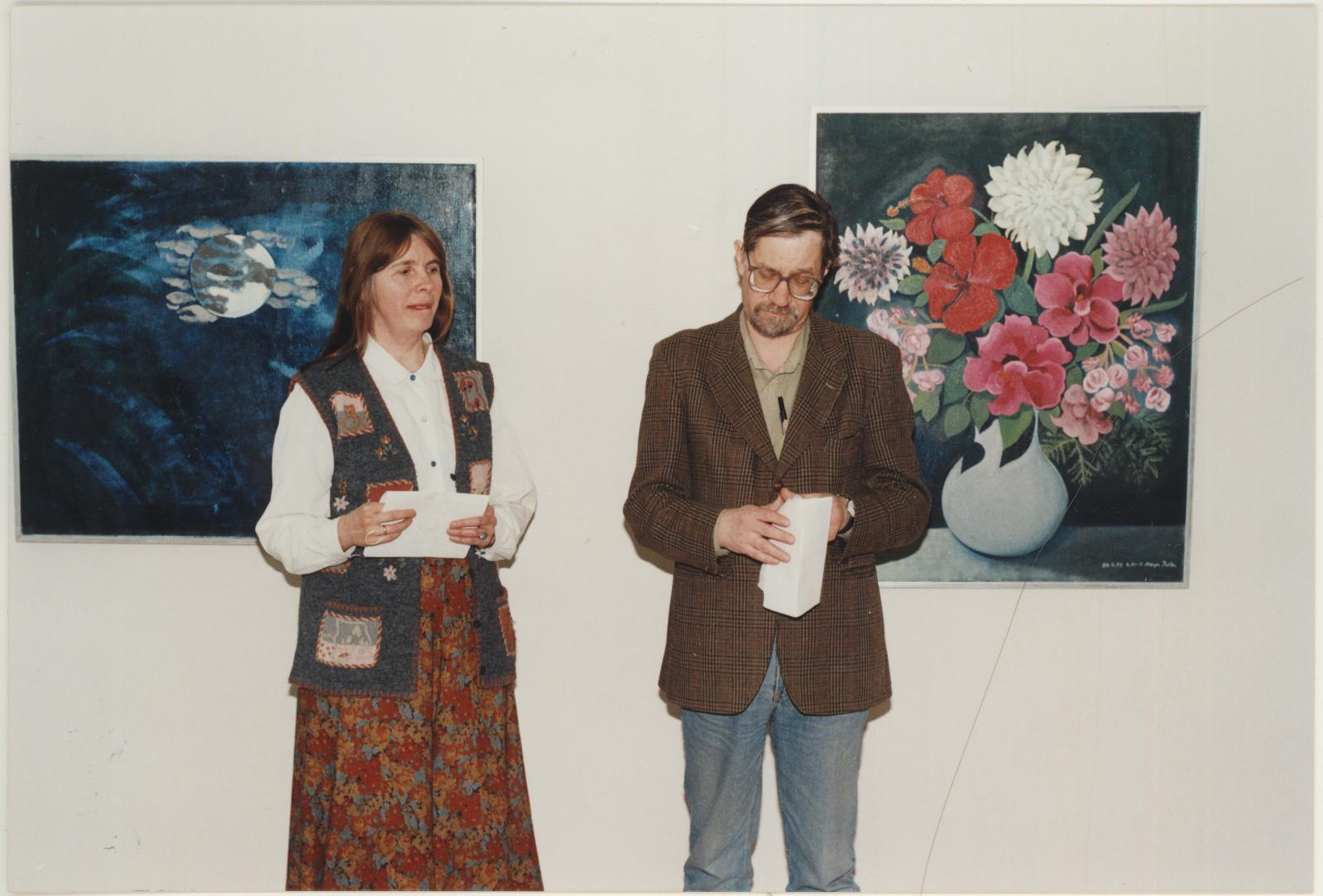 Maija Isola näituse avamine 14.05.1999.