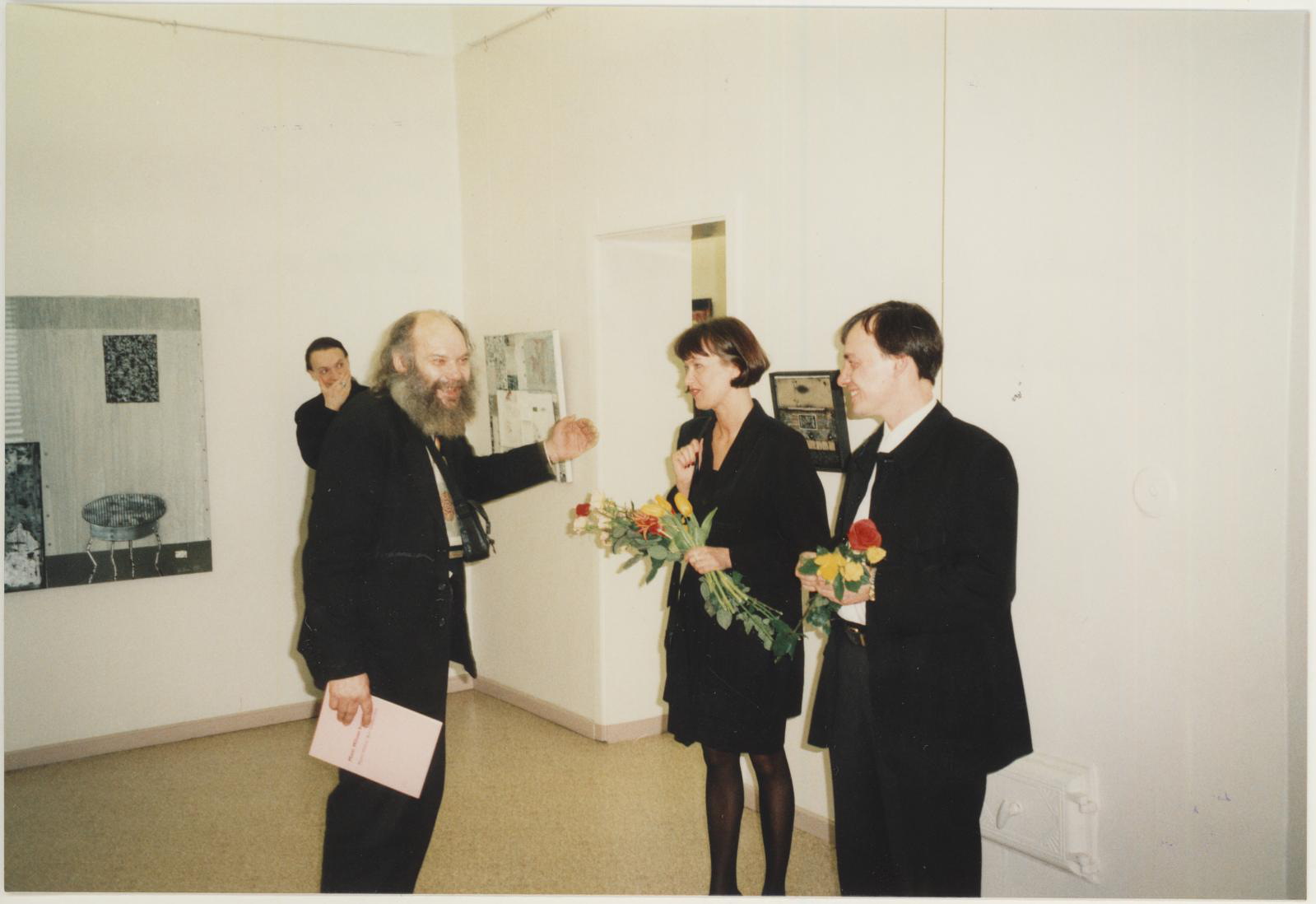 V. Zarina ja K. Zarinsi näituse avamine 30.03.1999.