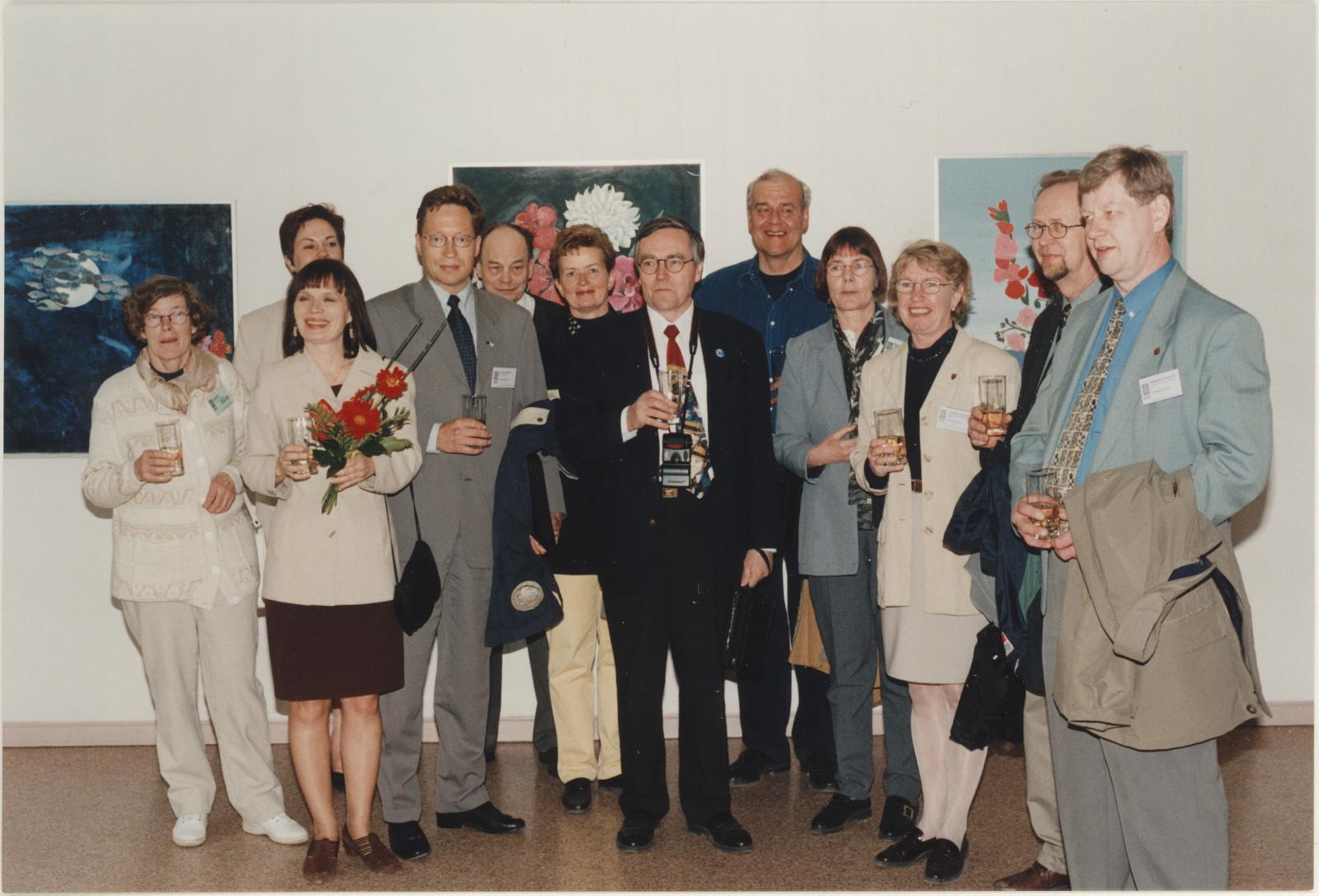 Soome (Tampere) näituse avamine 15.09.1999. Vallikraavi 14.