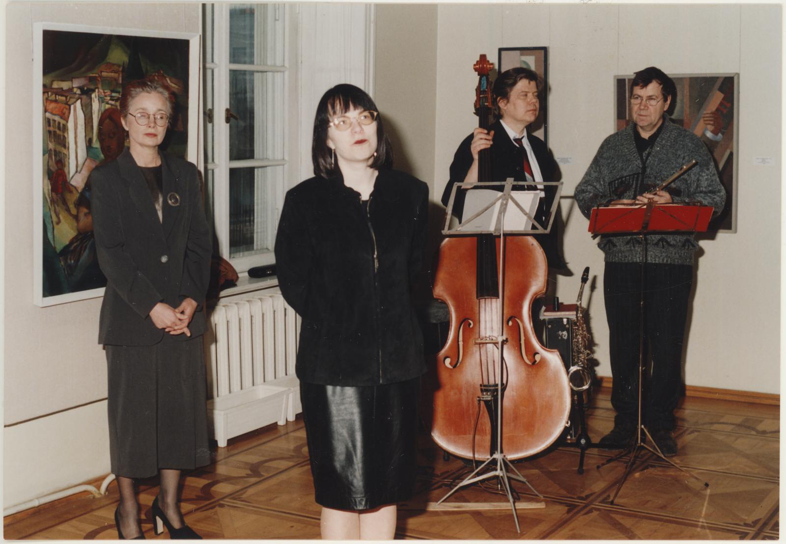 VII eesti kunsti püsiekspositsiooni avamine Kivisilla Pildigaleriis 23.02.2000.