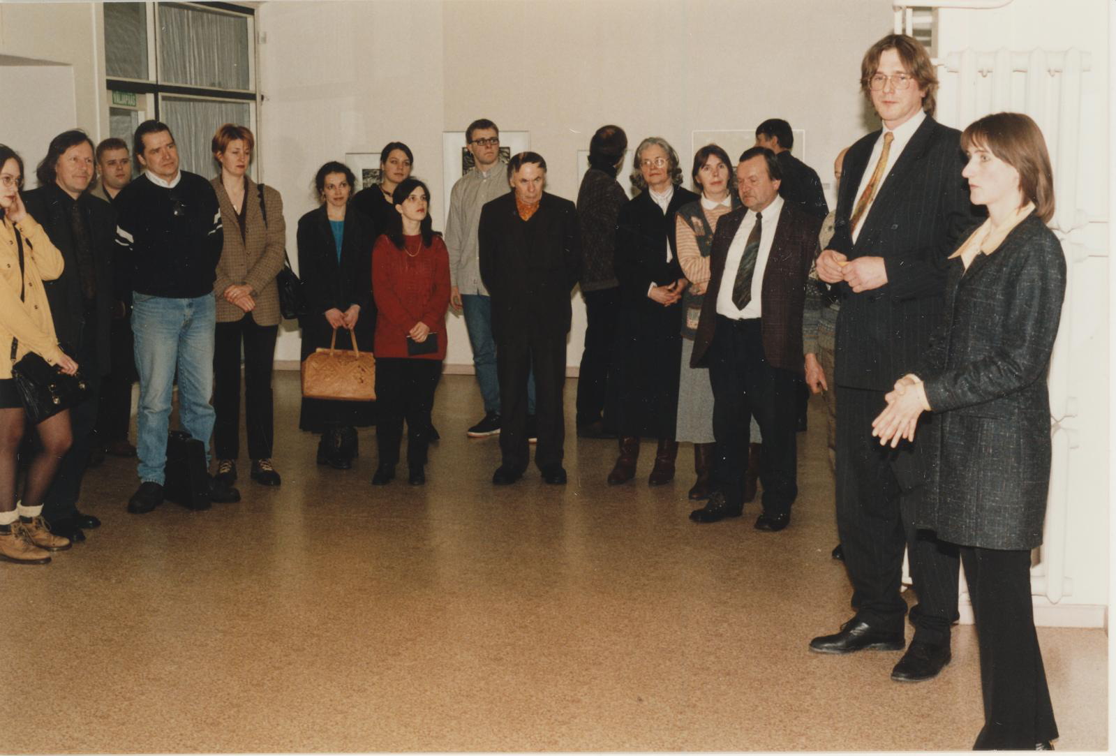 Näituse "Leedu graafika iseseisvusaastatel" avamine 26.02.1999.