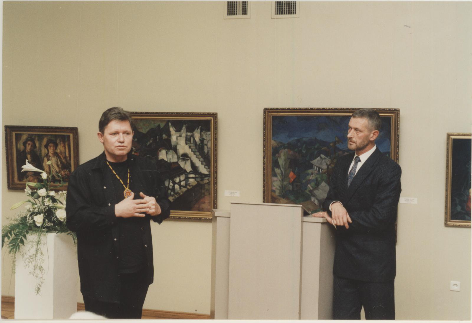 Muuseumi 60. aastapäeva konverents 17.11.2000. S. Vahtre ja H. Pärdi.