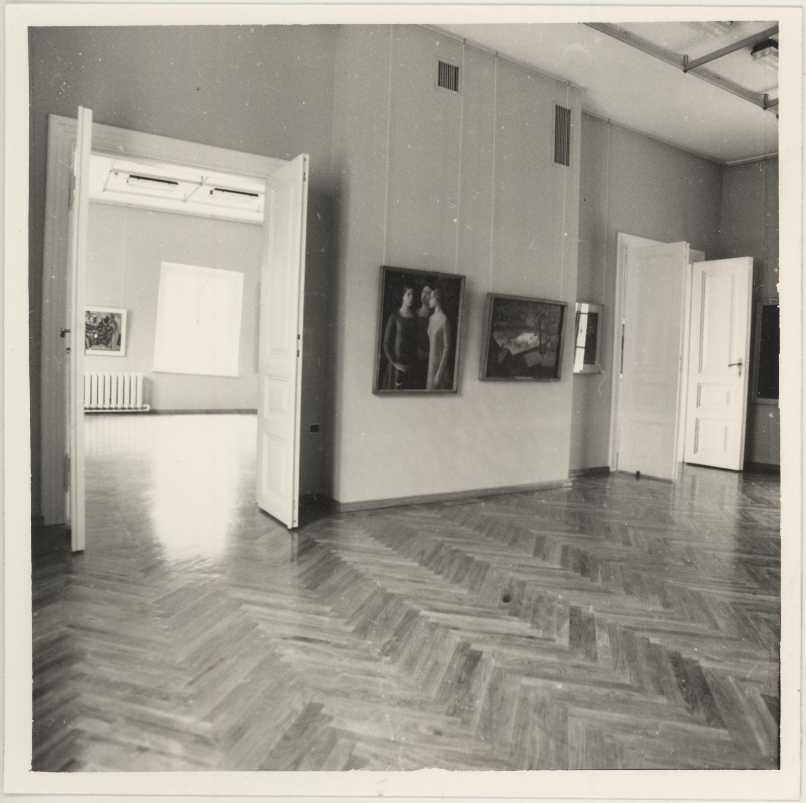 Vaade galerii esimesele püsiekspositsioonile 1988.a