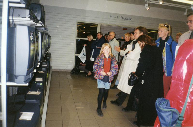 Näituse "Eesti kui märk" avamine 26. sept. 1996 Tartu Kaubamajas.