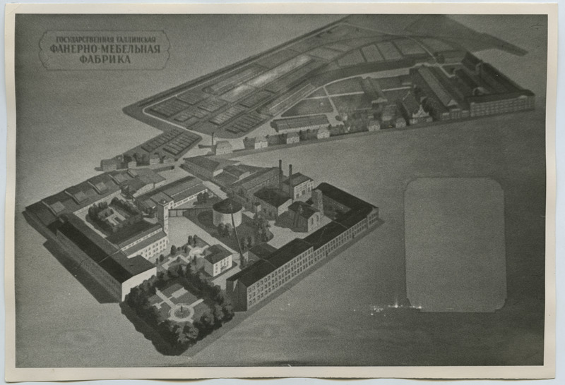 Tallinna Vineeri- ja Mööblivabriku hoonete kompleksi üldplaani projekt.