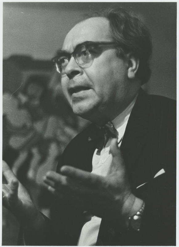 Poolportree. Lavastaja ja näitleja Voldemar Panso