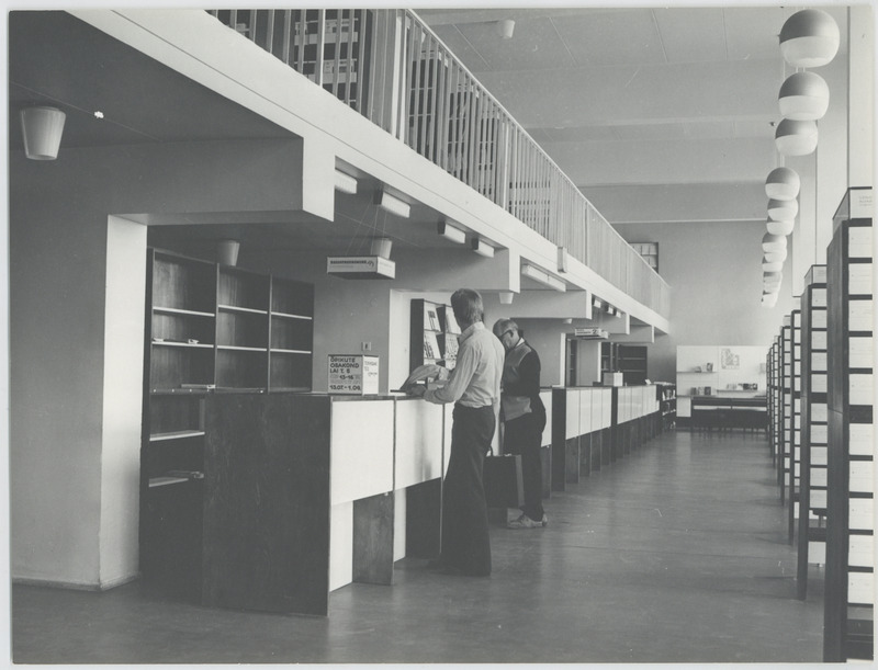 TPI raamatukogu sisevaade Mustamäel.