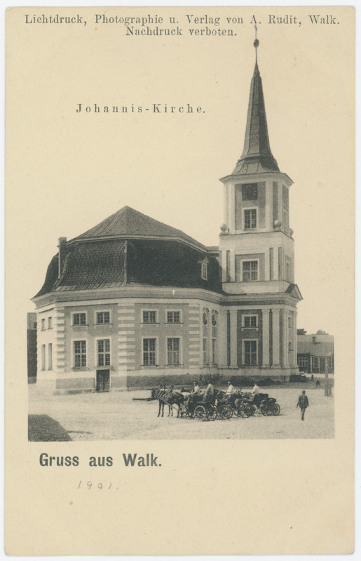 Johannis-Kirche. Gruss aus Walk (Valga Jaani kirik)