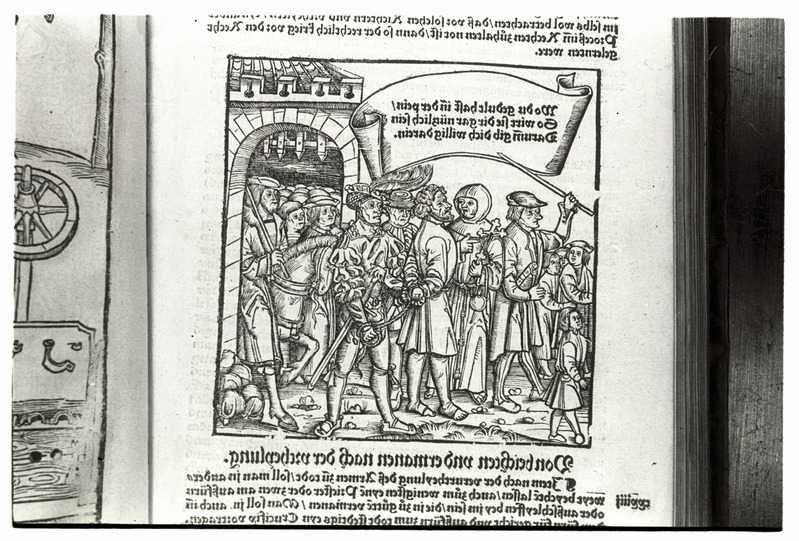 Bambergi kriminaalkoodeks 1538. aastast, süüaluse viimine hukkamisele.