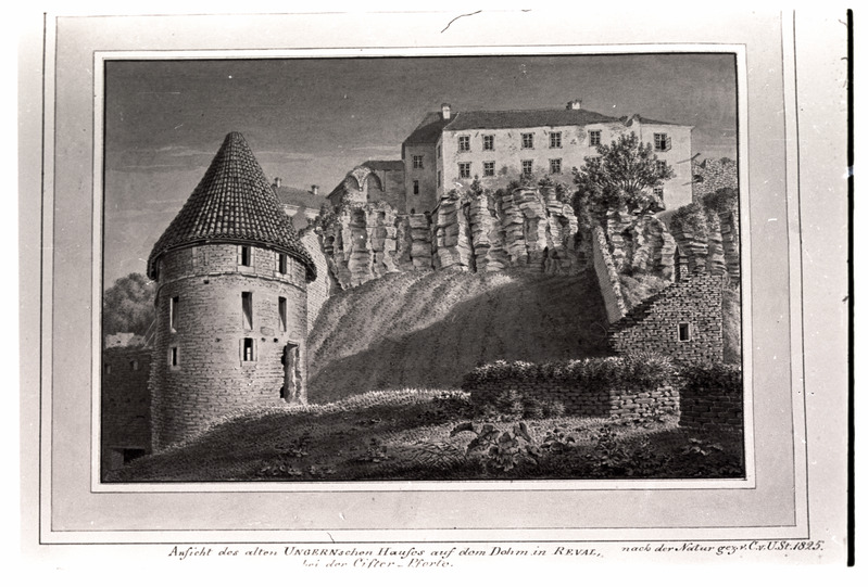 C. v. Ungern-Sternberg, vaade vanalinnale, 1825. aastast.