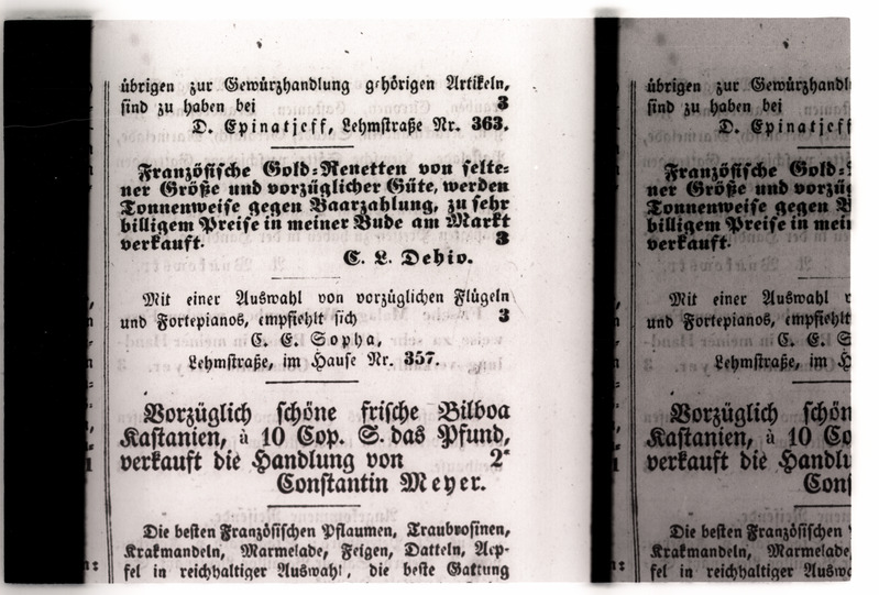 Эстляндcкиe губернские ведомости, nr. 4, 1853. a