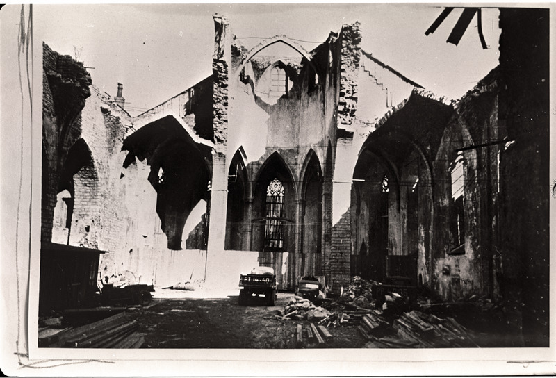 Niguliste kirik enne taastamist, umbes 1961. aastal.