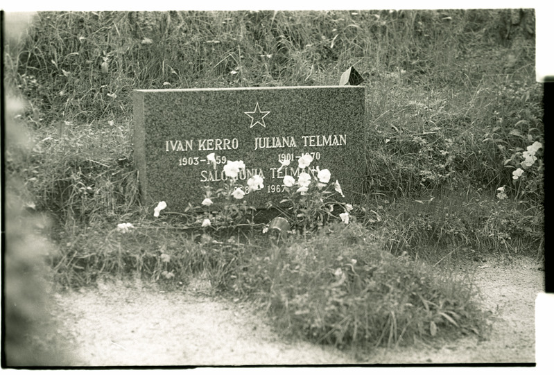 Tallinn. J. Telmani kalm Metsakalmistul