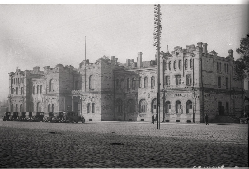 Tallinn. Vaade Balti jaamale Vaksali t. poolt