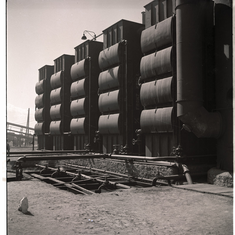 Kiviõli, vaade põlevkivitööstusele.