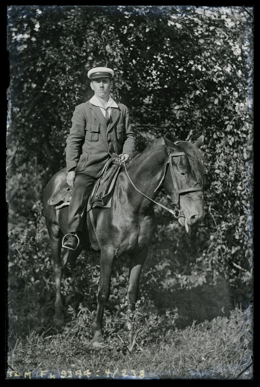 Portree: Johannes Noormäe hobusega