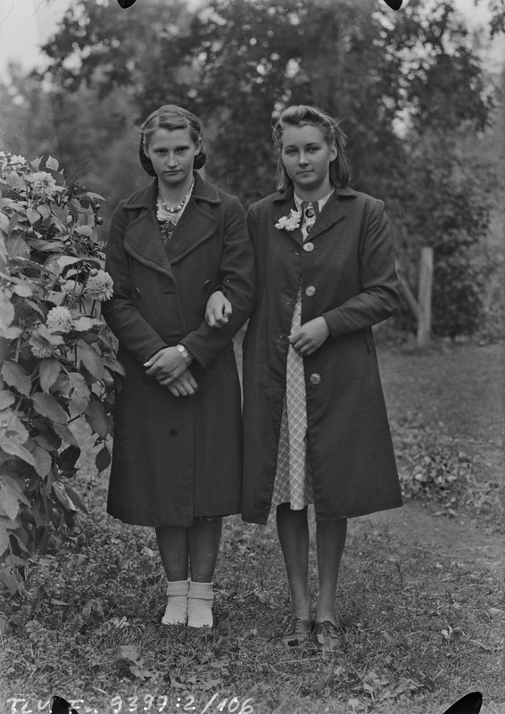 Paarisportree: kaks noort naist - Ella Radala ja Milde Kuuton