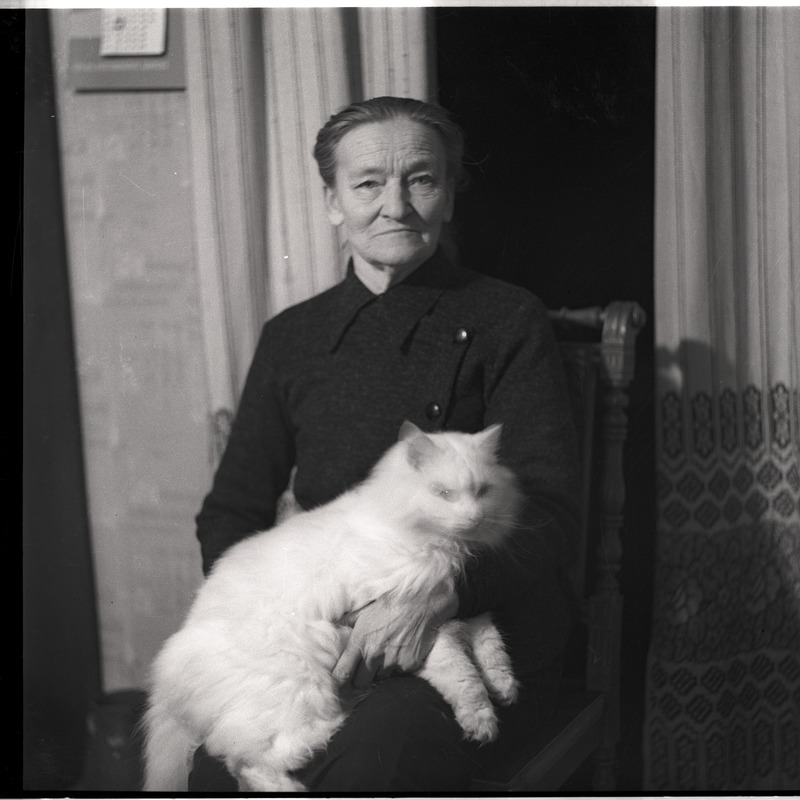 Portree: Amalie Charlotte Sarap, süles kass