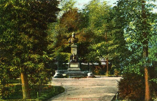 Barclay plats, Barclay monument. Tartu, 1910-1920.