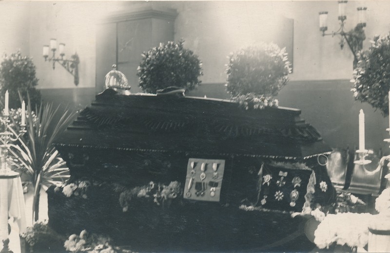 Tartu vabatahtlik tuletõrjeühing: ülem A. Punga matused TVT majas. u 1932