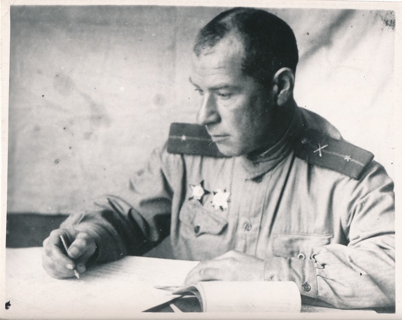 Nõukogude armee ohvitser Ivan Prokofjevitš Malõskin, Tartu vallutuslahingutes (1944) osalenu. 1941-1945.