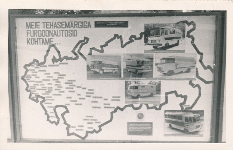 Tartu Autode Remondi Katsetehas: fotostend. 1967