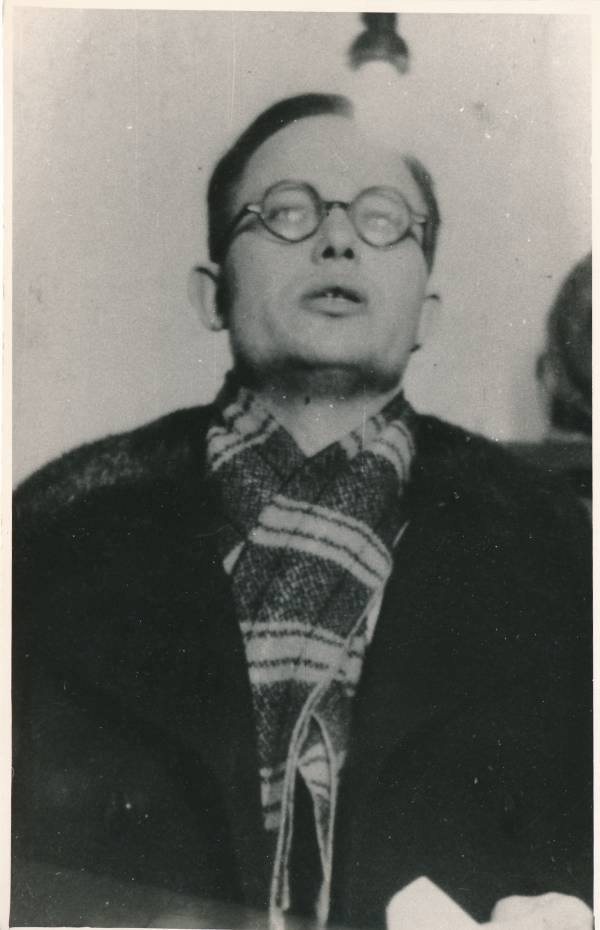 Portreefoto. EKP Tartu linnakomitee sekretär Voldemar Sassi. 1941.a.