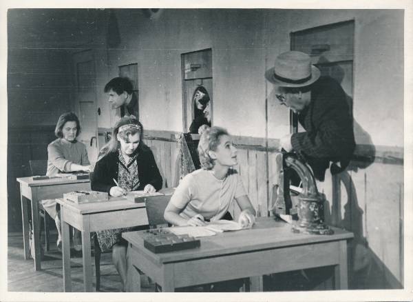 Teater Vanemuine, stseen lavastusest "Naeratus". Tartu, 1966-1967.