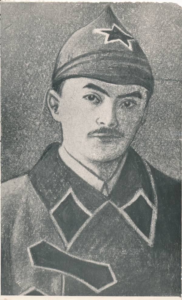 Fotokoopia ajalehest: kindralstaabi ohvitser Aleksander Kukk. Venemaa, 1918-1923