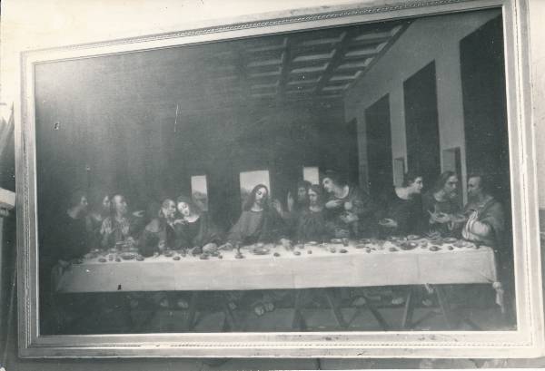 Tartu kirikutes leiduvad kultusesemed. Maal Püha söömaaeg.