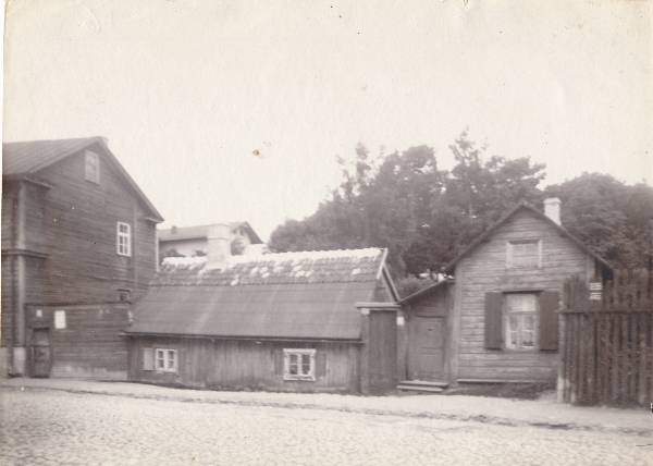 Tartu linnavaade. Kroonuaia tn. 19. sajand.