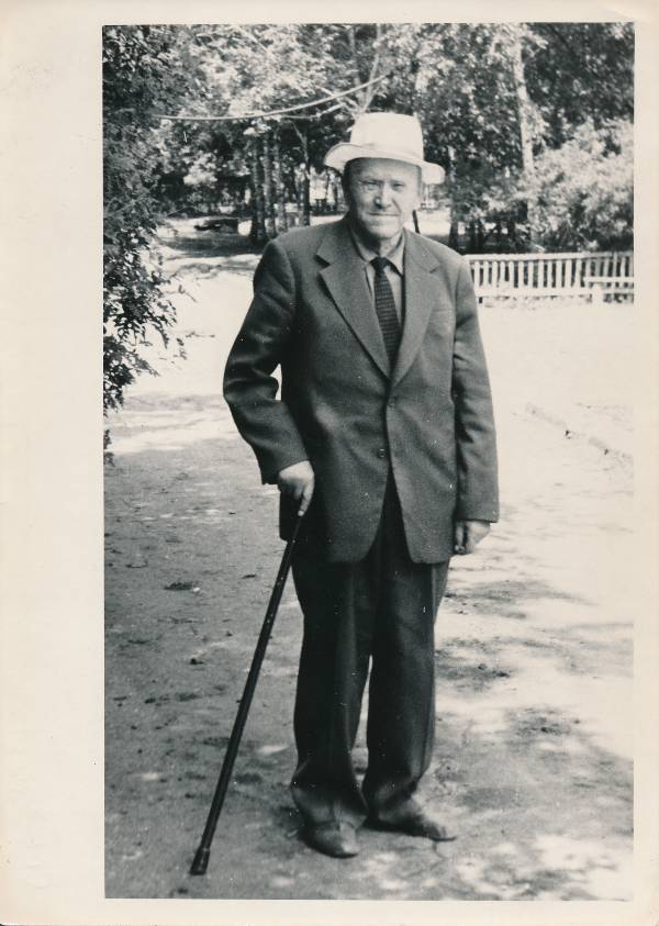 Portreefoto. Läti revolutsioonilise liikumise veteran Karlis Bredis. 1977.a.